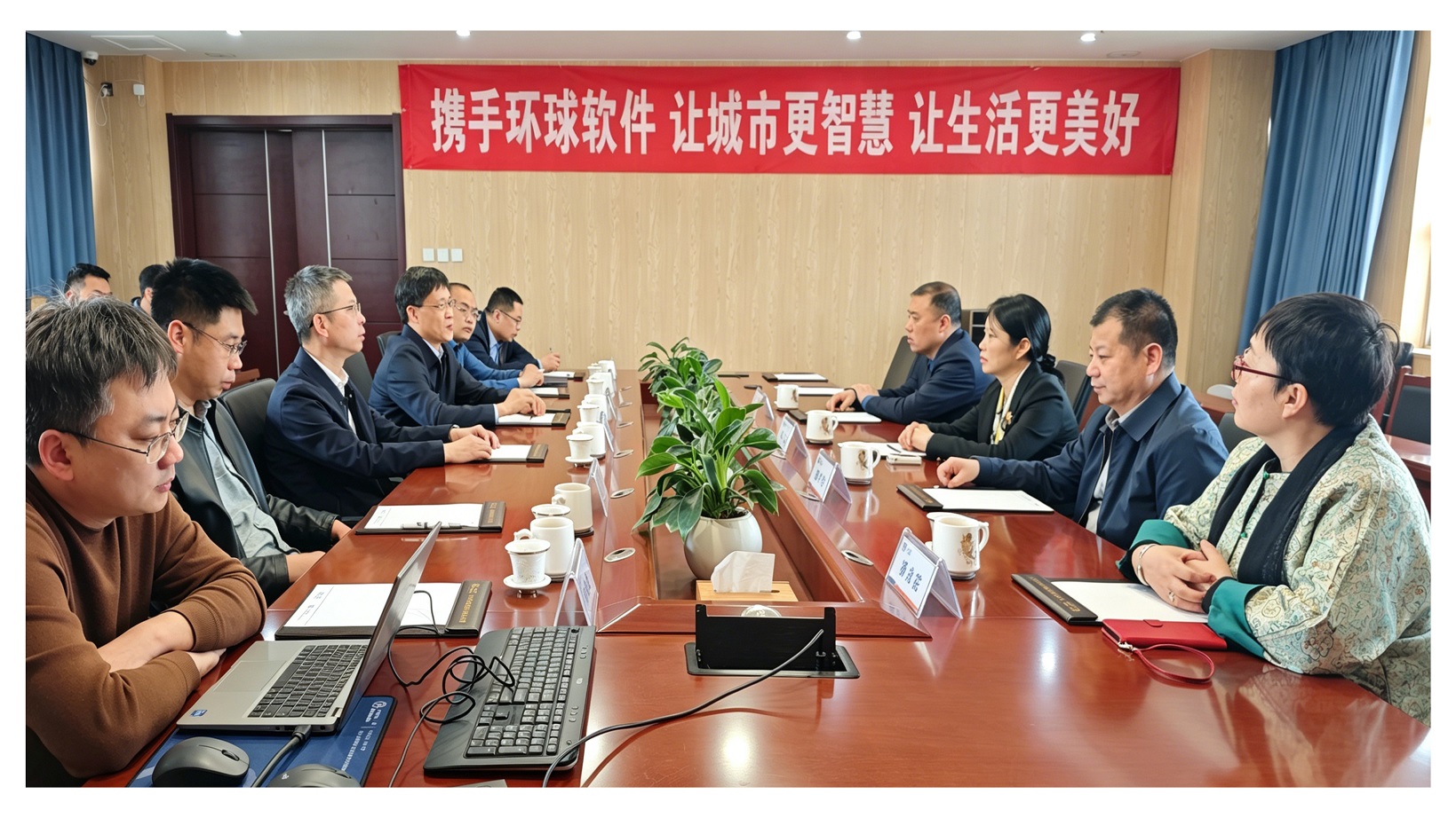 濰坊市委外辦蒞臨環(huán)球軟件調(diào)研 AI賦能外事提質(zhì)增效